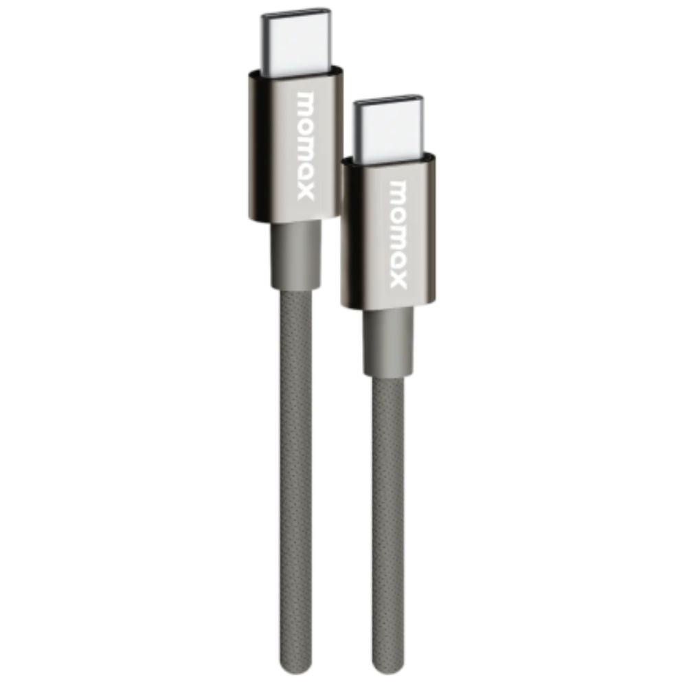 كيبل موماكس Elite 60 واط USB-C 1.5 متر | تيتانيوم كيبل موماكس Elite 60 واط USB-C 1.5 متر | تيتانيوم